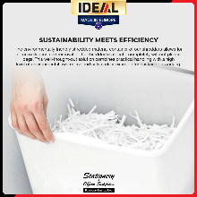 IDEAL 2265 Innovative Paper Shredder for Office Deskside 4mm Strip Cut Shred Size - Image 2